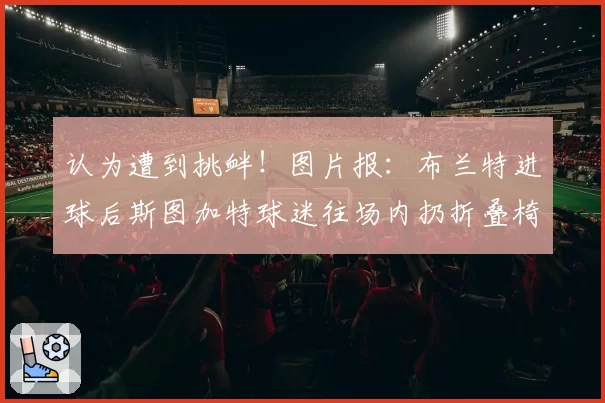 认为遭到挑衅！图片报：布兰特进球后斯图加特球迷往场内扔折叠椅